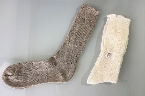 R&D.M.Co. ストール オールドマンズテーラー　モノグラム R&D M Co- オールドマンズテーラー ブラウンベアガーゼショール